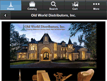 Tablet Screenshot of oldworlddistributors.com